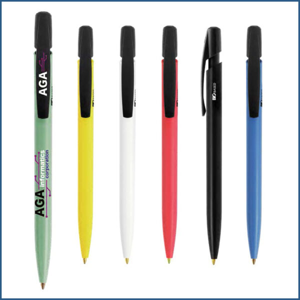 Penna Bic® <br>Media Clic Bio <br>personalizzata